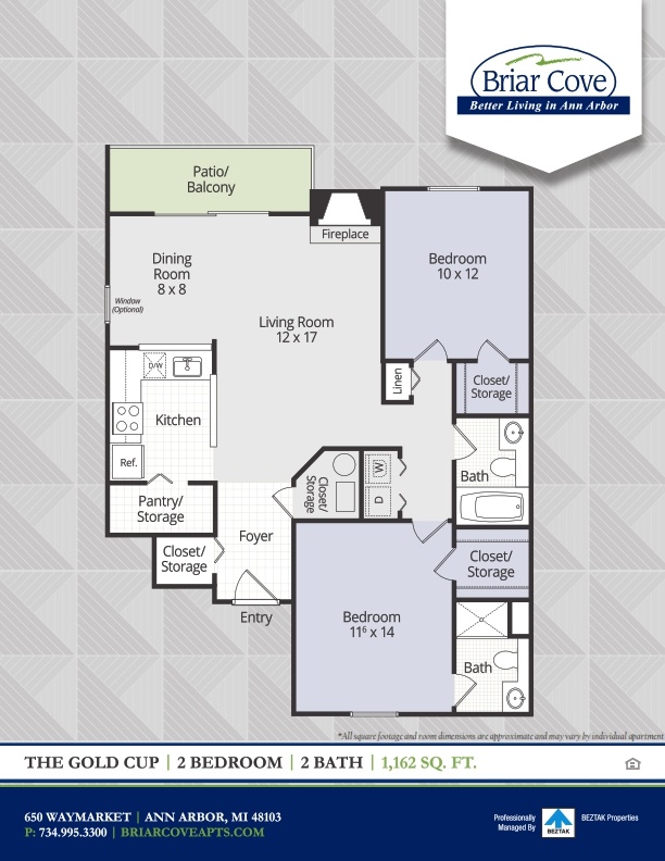 Gold Cup floor plan